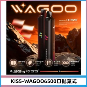 KIS5WAGOO哇酷6500口拋棄式 | 自由混搭雙口味 | 雙芯組合