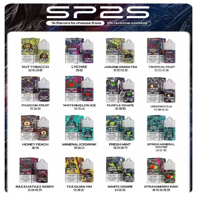 SP2S思博瑞煙油 註入式煙油 30ML/20MG尼古丁鹽煙油【冰礦泉】:圖片 2