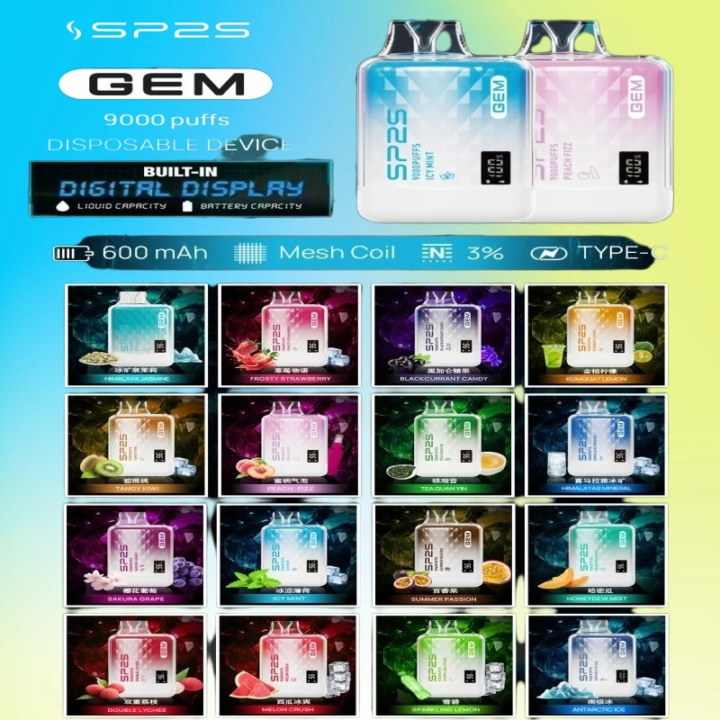 SP2S GEM 9000口SP2S思博睿拋棄式一次性電子煙:圖片 2
